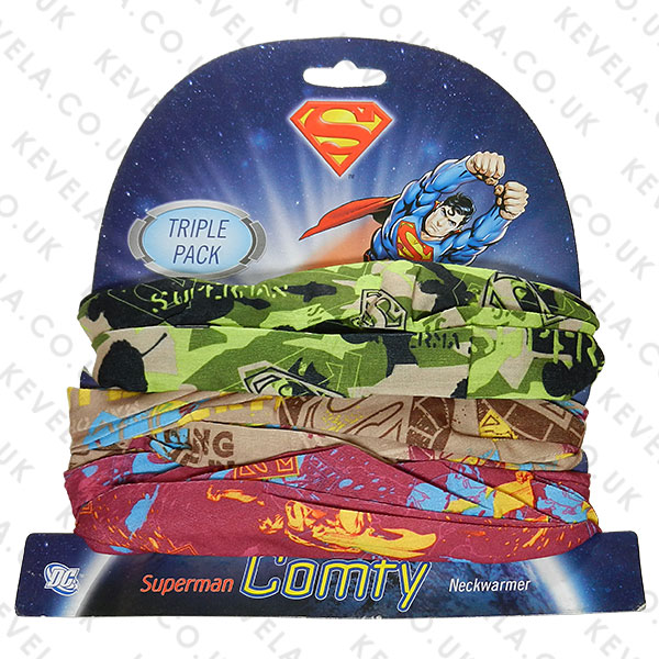 Oxford Comfy Superman Neckwarmer Set of 3