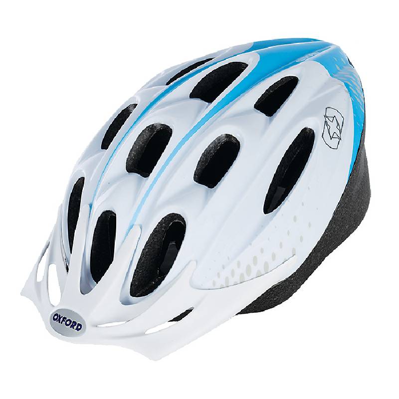 OXFORD F15 Bicycle Cycle Mountain Bike Helmet BLUE/SILVER LARGE 58-61 
