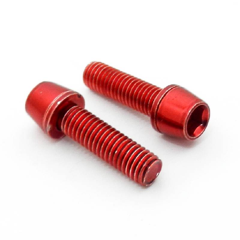 Waterbottle/ Mudguard Bolts  - Red (M5 x 18mm)