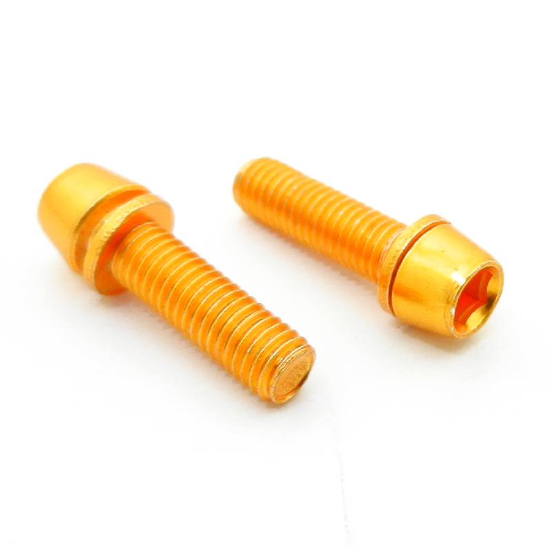 Waterbottle / Mudguard Bolts  - Gold (M5 x 18mm)