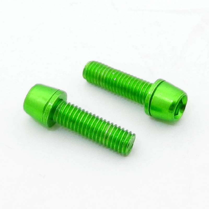 Waterbottle / Mudguard Bolts  - Green (M5 x 18mm)