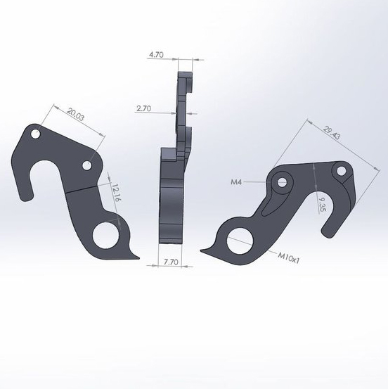 CNC Dropout Hanger - Focus-Raleigh-Kalkof