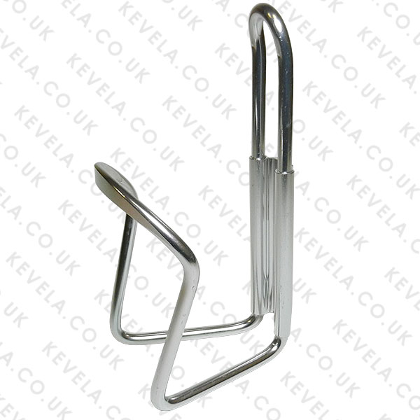 Handlebar Water Bottle Cage Silver Alloy