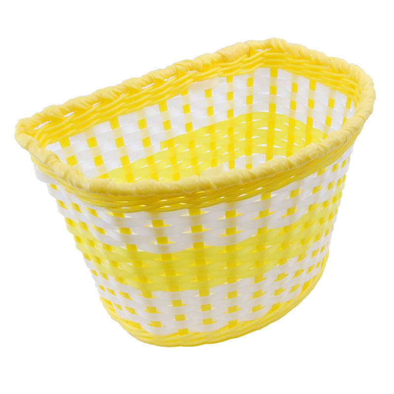 Childrens Woven Basket - Yellow