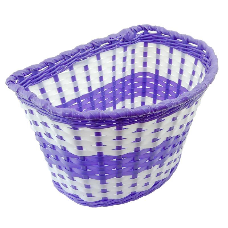 Childrens Woven Basket - Lilac