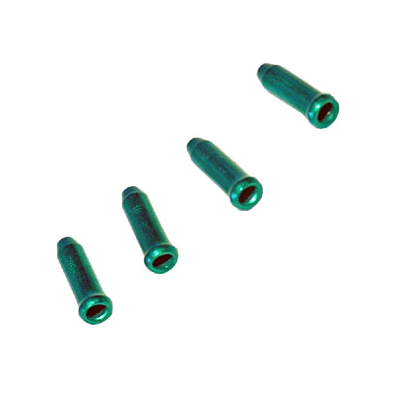 Brake/Gear Cable Ferrules/Cable Ends - Green