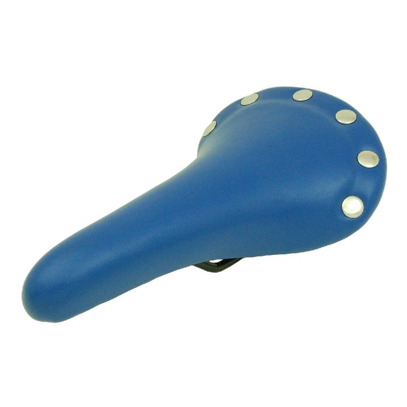 Retro Rivet Bicycle Saddle Road Race Blue UK Online Shopping